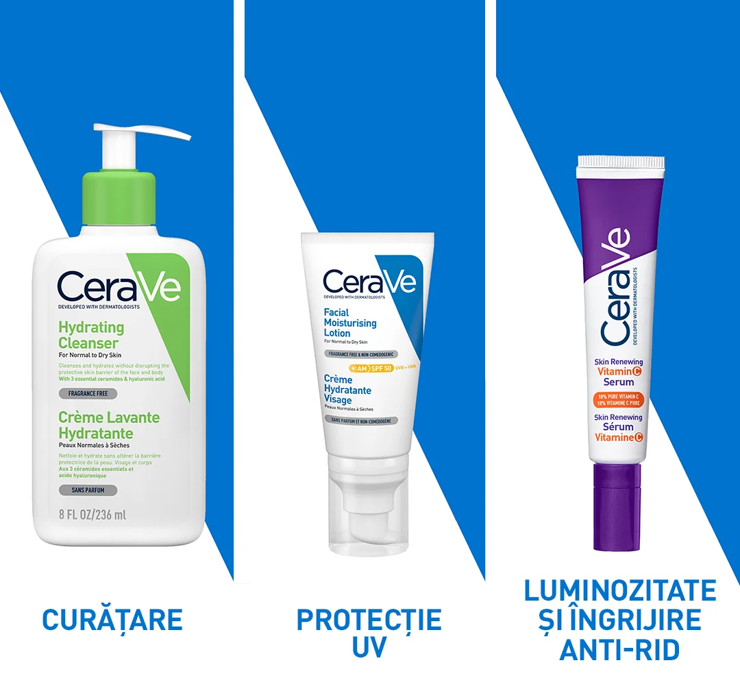 Curatare, protectie UV, luminozitate si ingrijire anti-rid