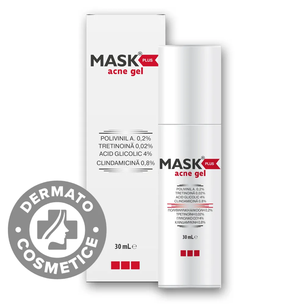 Mask Plus Acne Gel, 30ml, Meditrina Pharmaceuticals