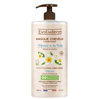 Masca hidratanta pentru par Monoï à la Folie, 1000ml, Evoluderm