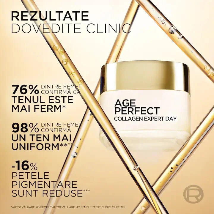 Crema de zi hidratanta cu colagen Age Perfect Collagen Expert, 50ml, L'Oreal Paris