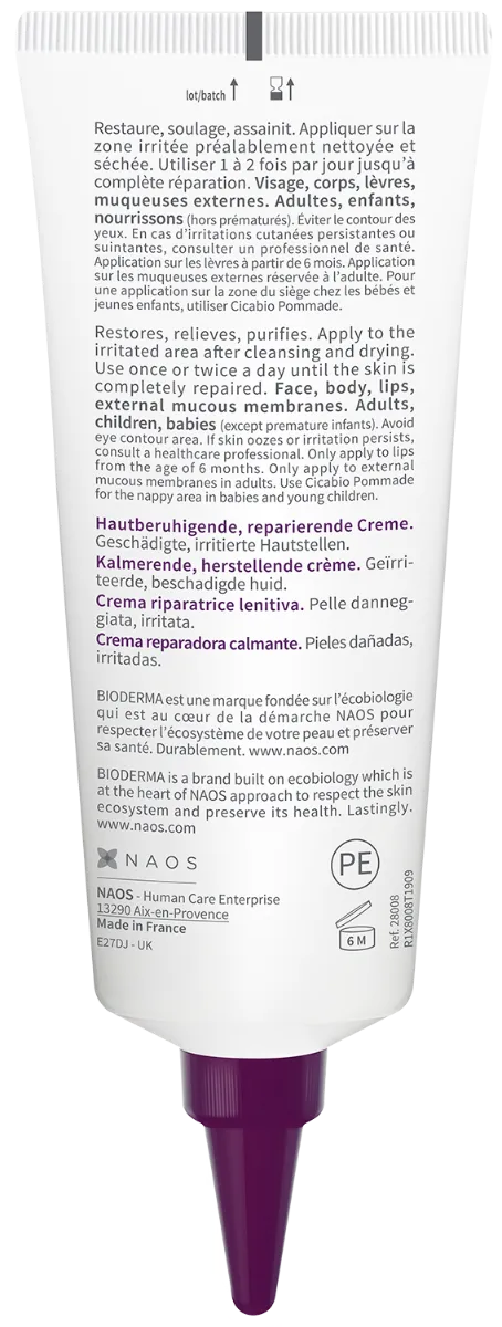 Crema hidratanta Cicabio, 100ml, Bioderma 