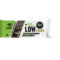 Baton proteic cu biscuiti Low Sugar, 60g, Gold Nutrition