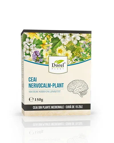 Ceai Nervocalm-plant sistem nervos linistit, 150g, Dorel Plant