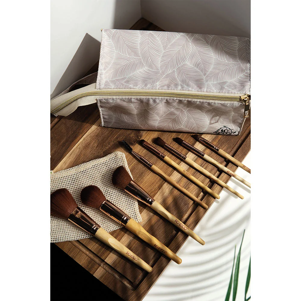 Set 8 pensule ecologice pentru machiaj Ultimate Travel, 1 bucata, So Eco