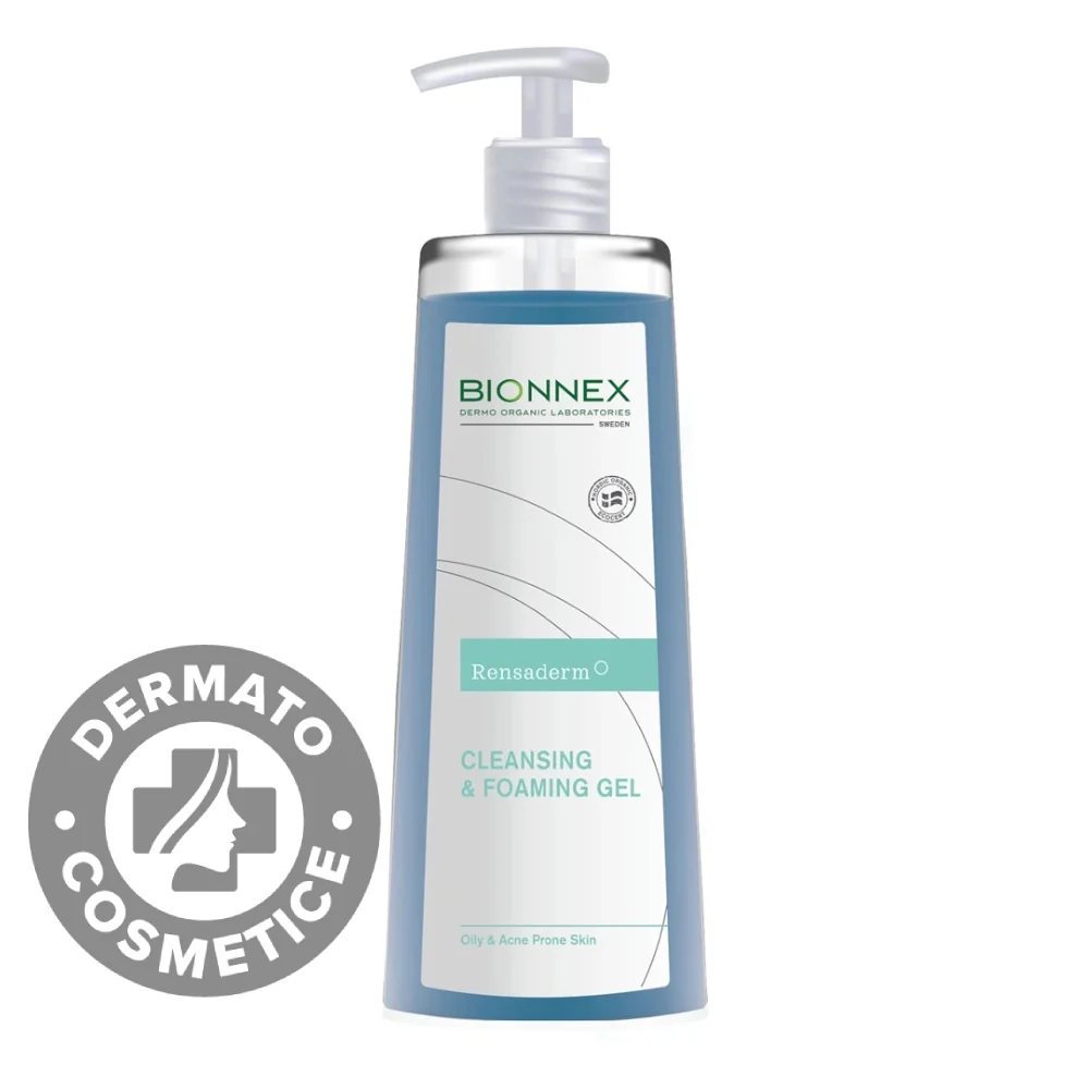 Gel-spuma pentru curatarea fetei Rensaderm, 200ml, Bionnex