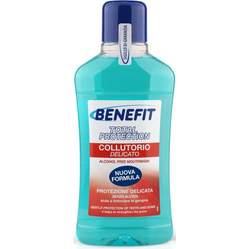 Apa de gura fara alcool Total Protection, 500ml, Benefit