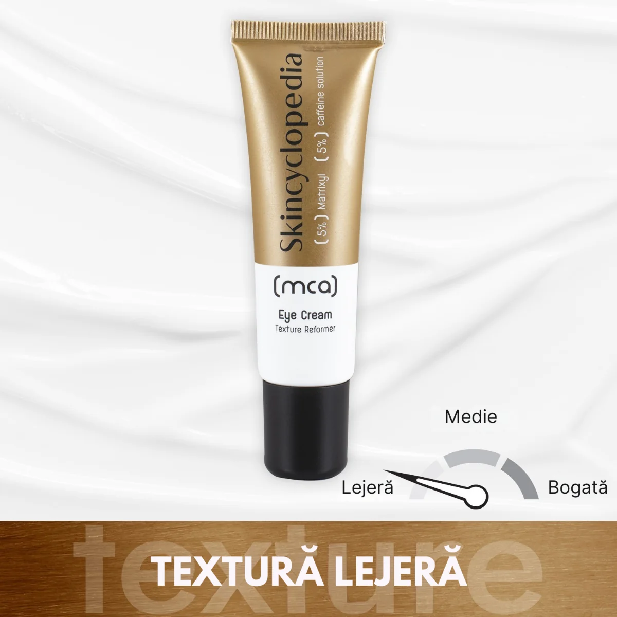 Crema de ochi cu 5% Matrixyl 3000 + 5% solutie de cofeina, 30ml, Skincyclopedia