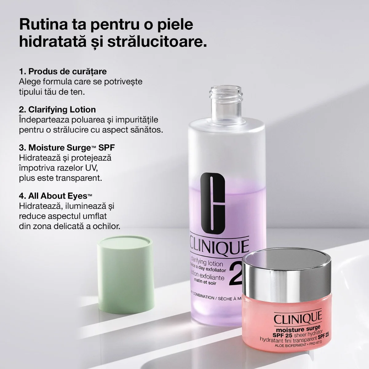 Crema hidratanta Moisture Surge SPF25, 50ml, Clinique