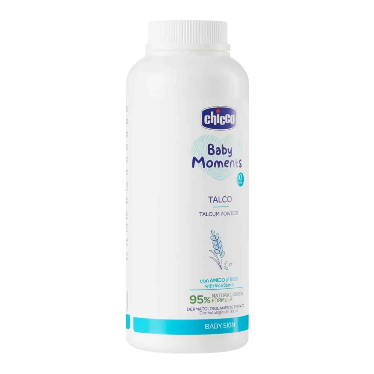 Pudra de talc Baby Moments 0 luni +, 150g, Chicco