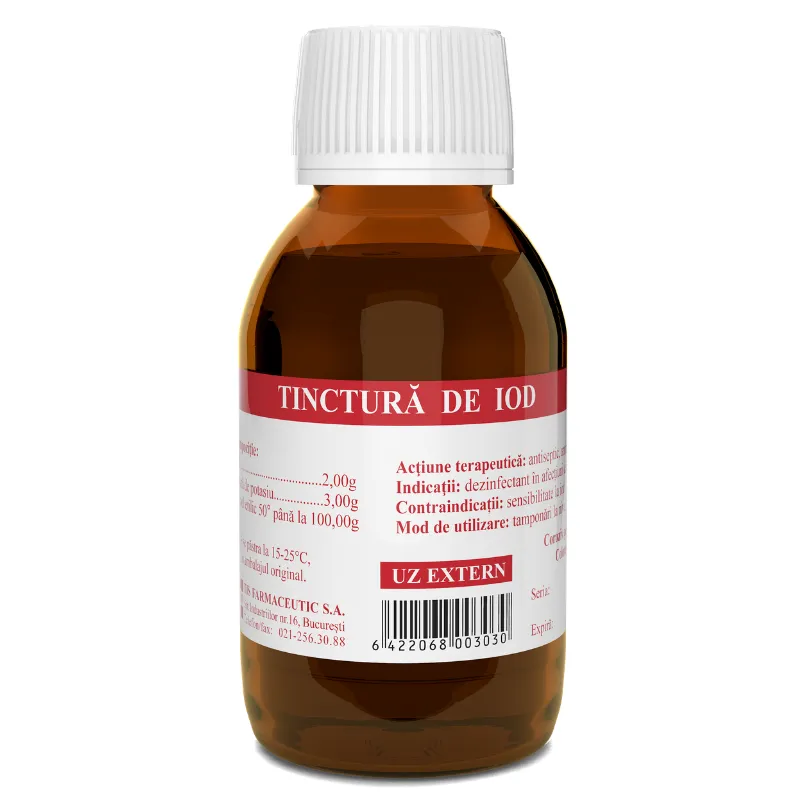 Tinctura de iod, 50ml, Tis Farmaceutic