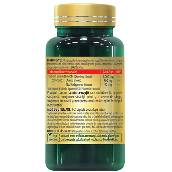 Luminita noptii 1000mg, 30 capsule, Cosmopharm