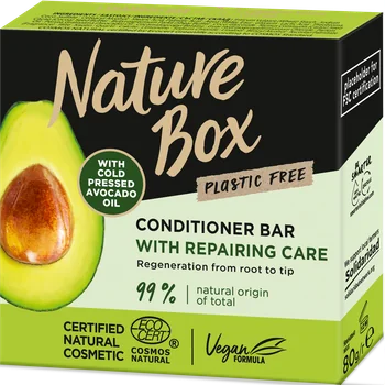 Balsam solid reparator cu ulei de avocado presat la rece, 80g, Nature Box