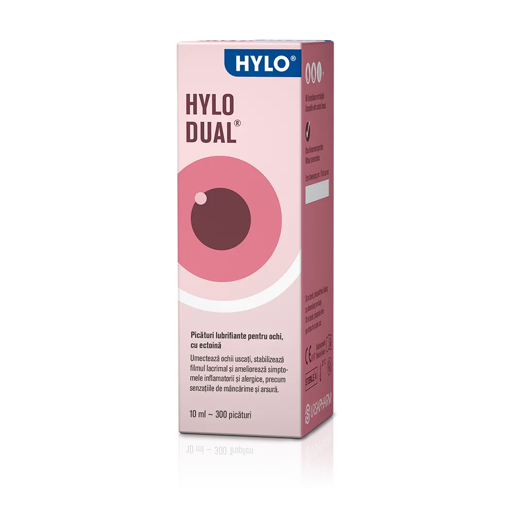 Picaturi oftalmice Hylo Dual, 10ml, Hylo Eye Care 