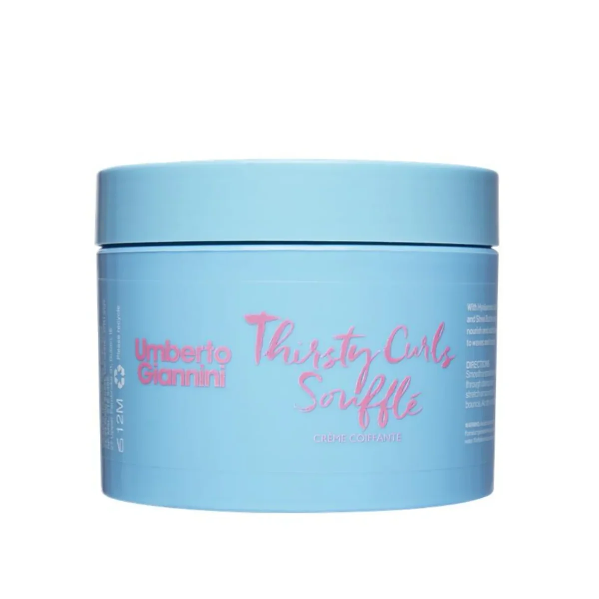 Crema lejera pentru hidratarea si definirea buclelor Thirsty Curls Souffle, 300ml, Umberto Giannini 