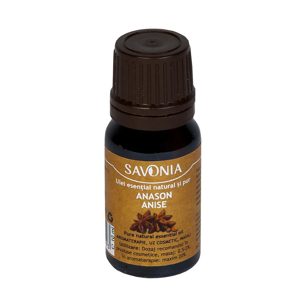 Ulei esential natural si pur de anason, 10ml, Savonia