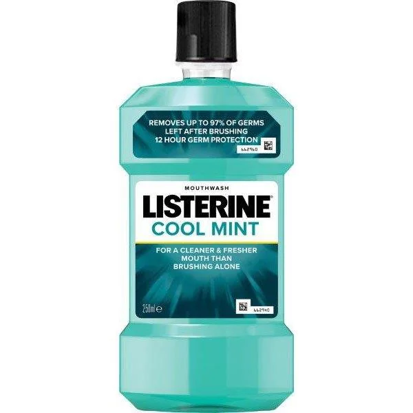 Apa de gura antiseptica Cool Mint, 250ml, Listerine
