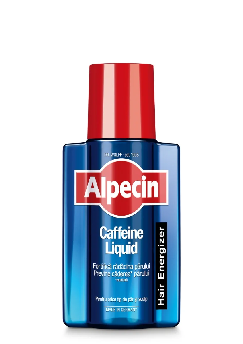 Lotiune energizanta pentru par Caffeine Liquid, 200ml Alpecin