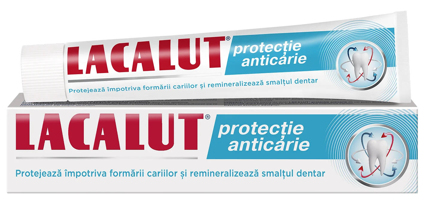 Pasta de dinti protectie anticarie, 75ml, Lacalut