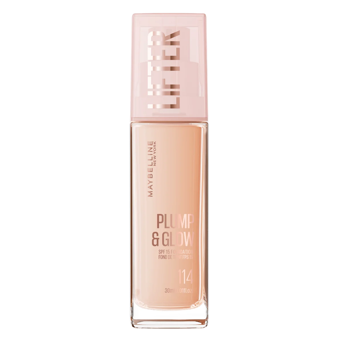 Fond de ten Lifter Plump & Glow Nr. 114, 30ml, Maybelline