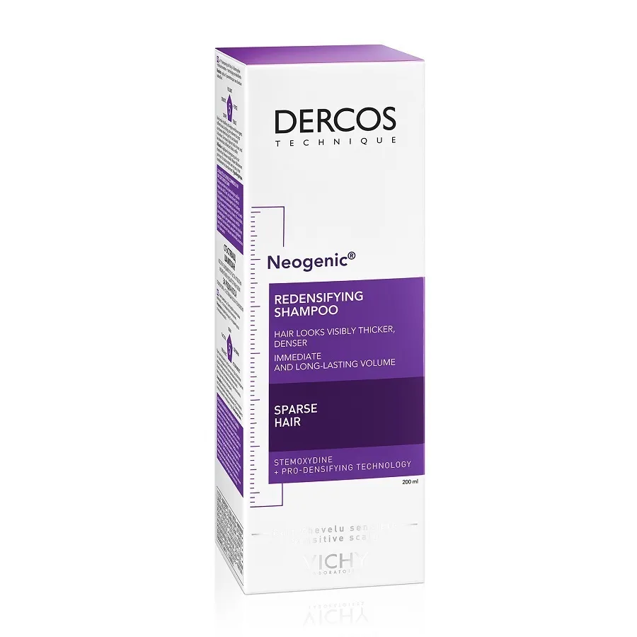Sampon redensificator cu Stemoxidina Neogenic, 200 ml, Dercos 