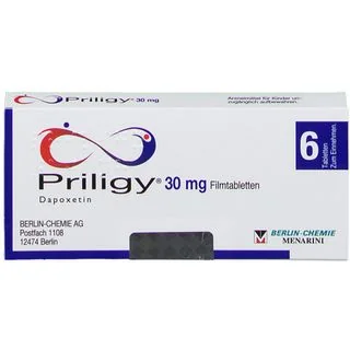 Priligy 30mg, 6 comprimate filmate, Berlin-Chemie