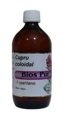 Cupru Coloidal Bios Pur 10ppm, 480ml, Aghoras