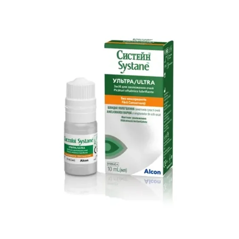 Picaturi oftalmice lubrifiante fara conservanti Systane Ultra, 10ml, Alcon | Dr. Max Farmacia