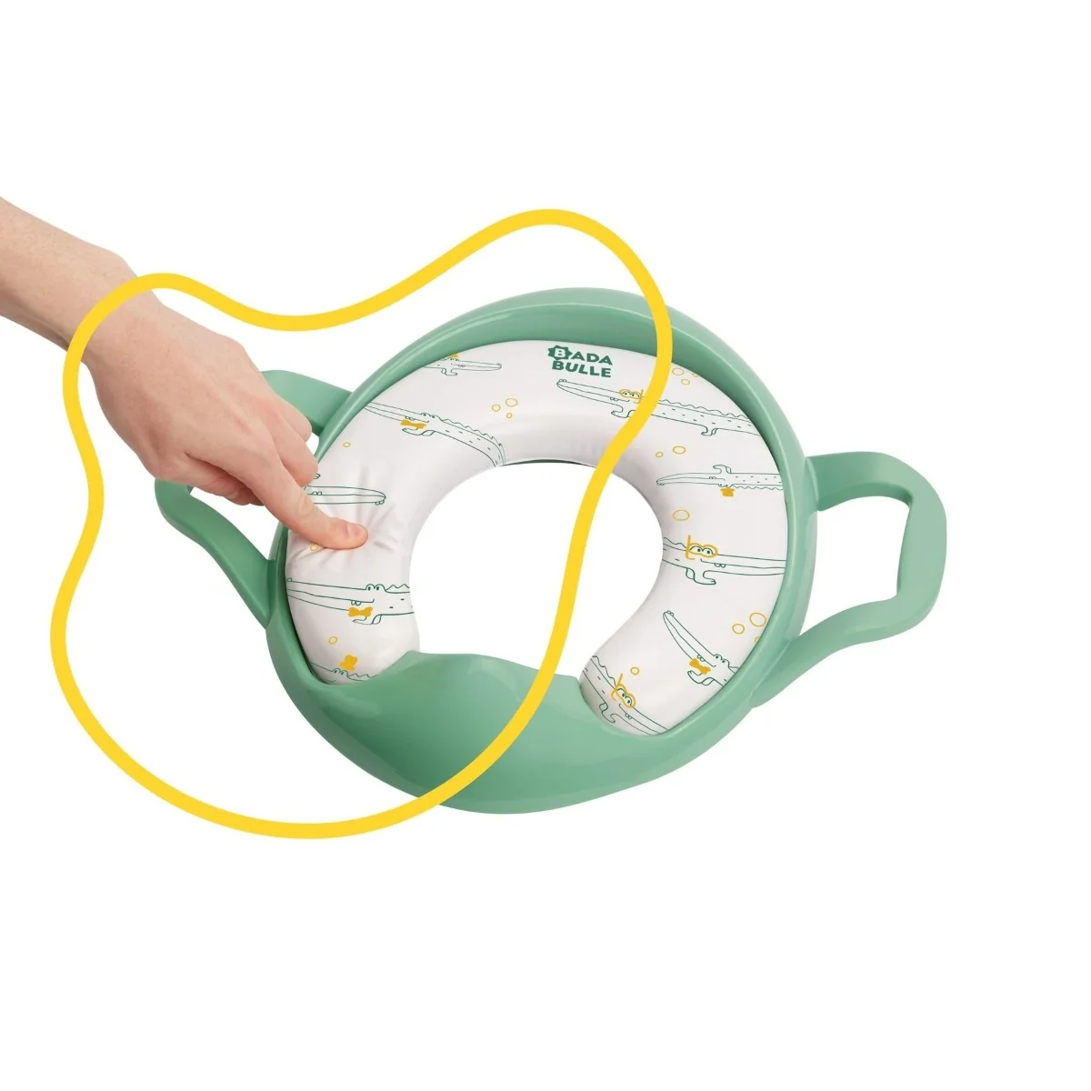 Reductor pentru toaleta Verde, 1 bucata, Badabulle
