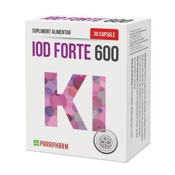 Iod Forte 600, 30 capsule, Parapharm 