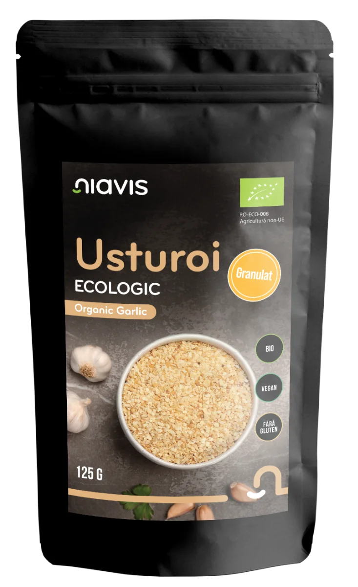 Usturoi granulat ecologic, 125g, Niavis