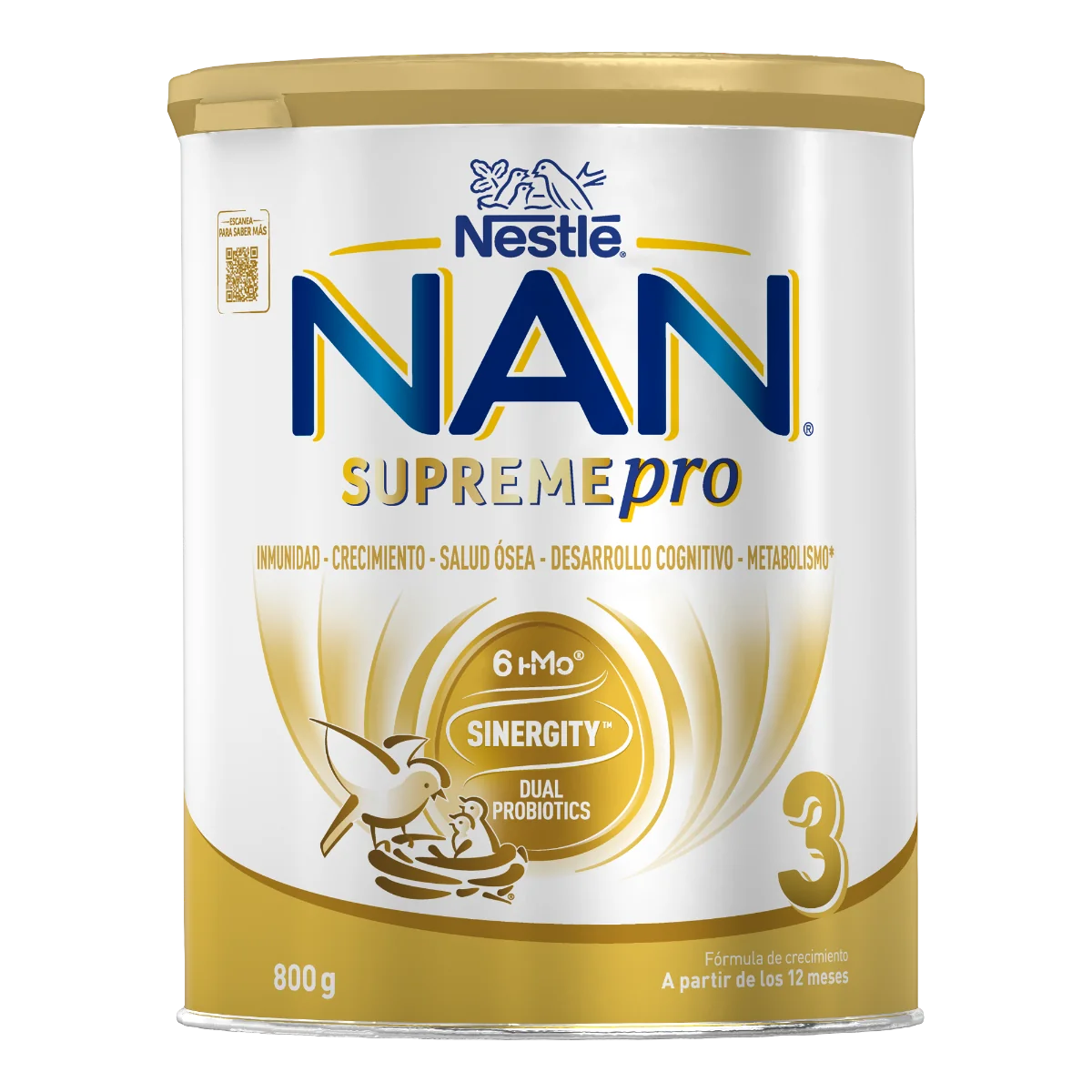 Formula de lapte praf Nan 3 Supreme Pro, 800g, Nestle