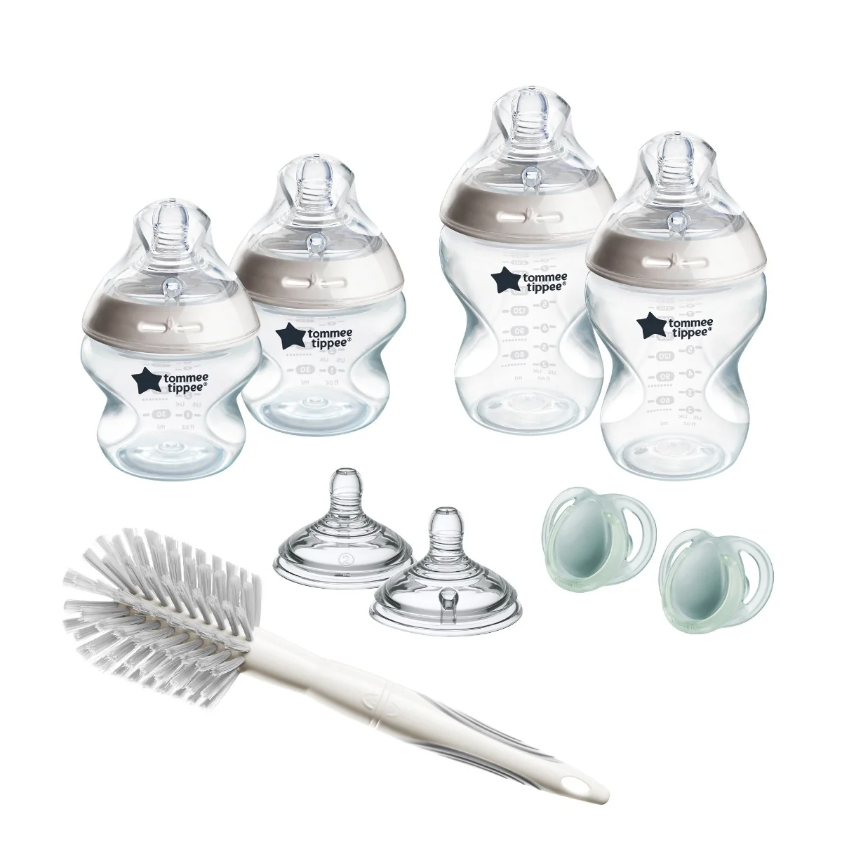 Kit Biberoane pentru nou-nascuti cu autosterilizare Natural Start, Tommee Tippee
