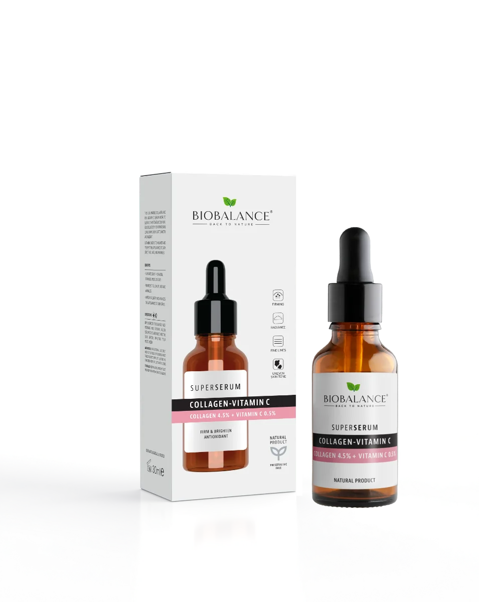 Ser de fata Collagen C + Vitamin C Collagen 4.5% + Vitamin C 0.5%, 30ml, Bio Balance