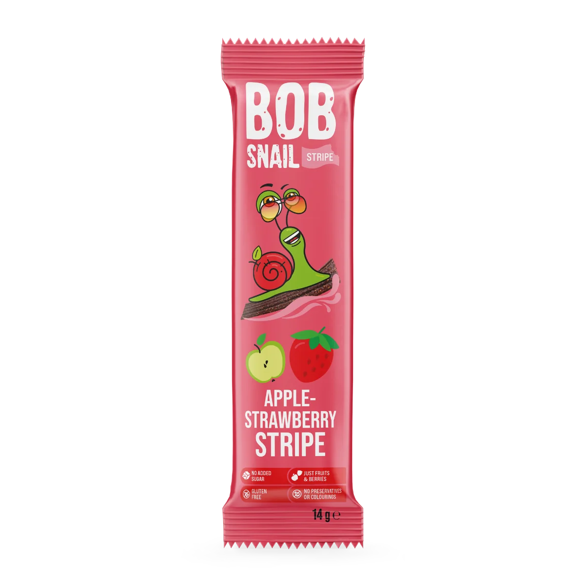 Jeleu cu mere si capsuni, 14g, Bob Snail