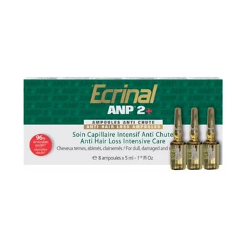 Tratament impotriva caderii parului Ecrinal ANP2+, 8 fiole x 5ml, Asepta