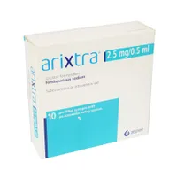 Arixtra solutie injectabila 2.5mg/0.5ml, 10 seringi preumplute, GSK