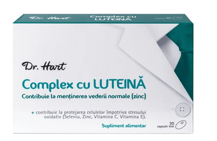 Dr.Hart Complex cu luteina, 30 capsule moi