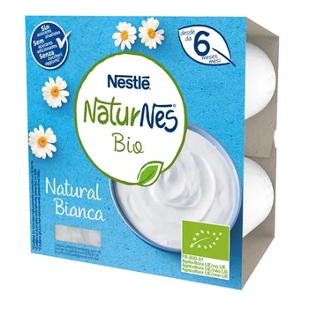 Gustare cu lapte Naturnes Bio, 4 x 90g, Nestle