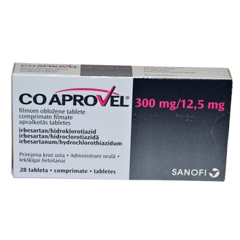Coaprovel 300/12.5mg, 28 comprimate, Sanofi