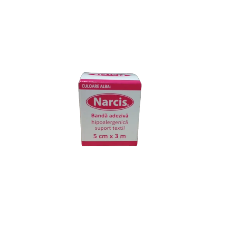 Banda adeziva cu suport textil, 5cm x 3m, Narcis