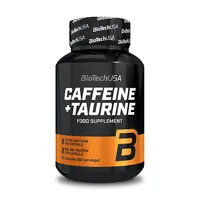 Caffeine cu Taurine 80mg, 60 capsule, BioTechUSA