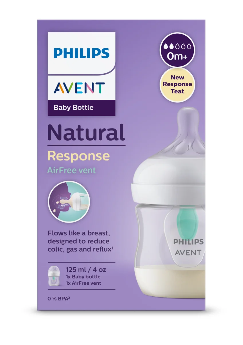 Biberon anti-colici pentru +0 luni Natural Response SCY670/01, 125ml, Philips Avent