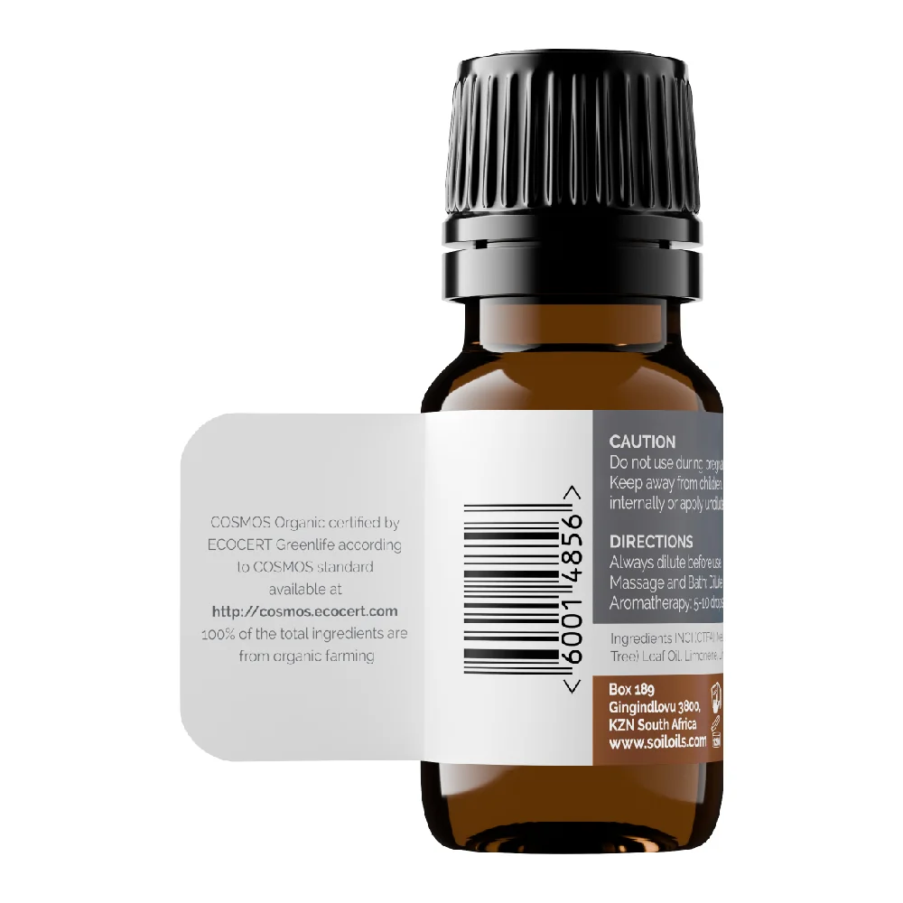 Ulei Esential de Arbore de Ceai (Melaleuca alternifolia) 100% Organic, 10ml, Soil