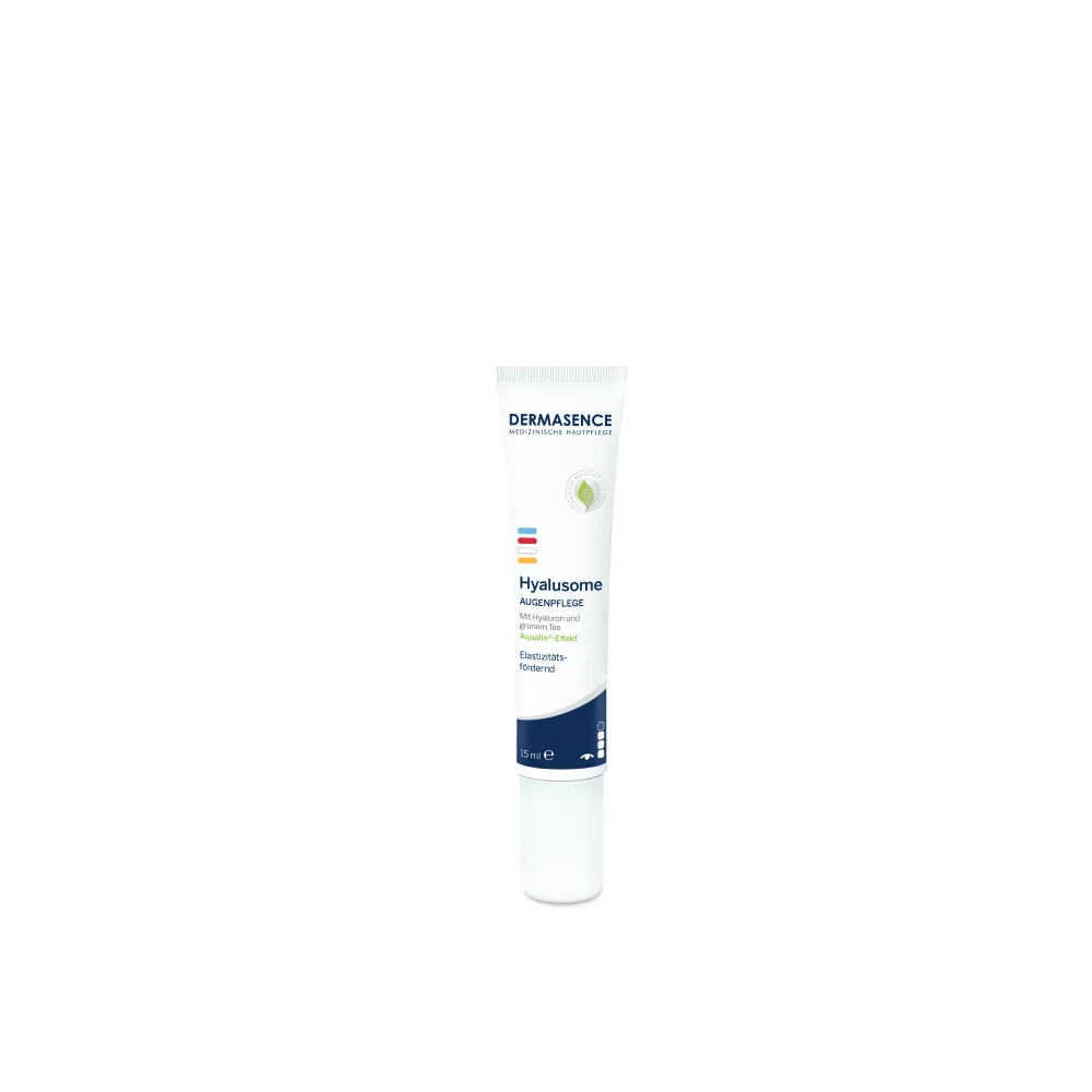 Crema hidratanta si iluminatoare pentru conturul ochilor Hyalusome, 15ml, Dermasence