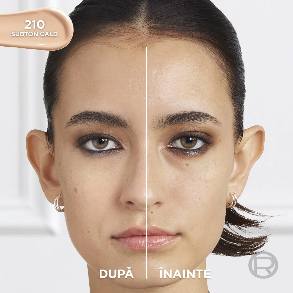 Fond de ten rezistent la transfer Infaillible 32h Fresh Wear 210 Cool Rose, 30ml, L'Oreal Paris 