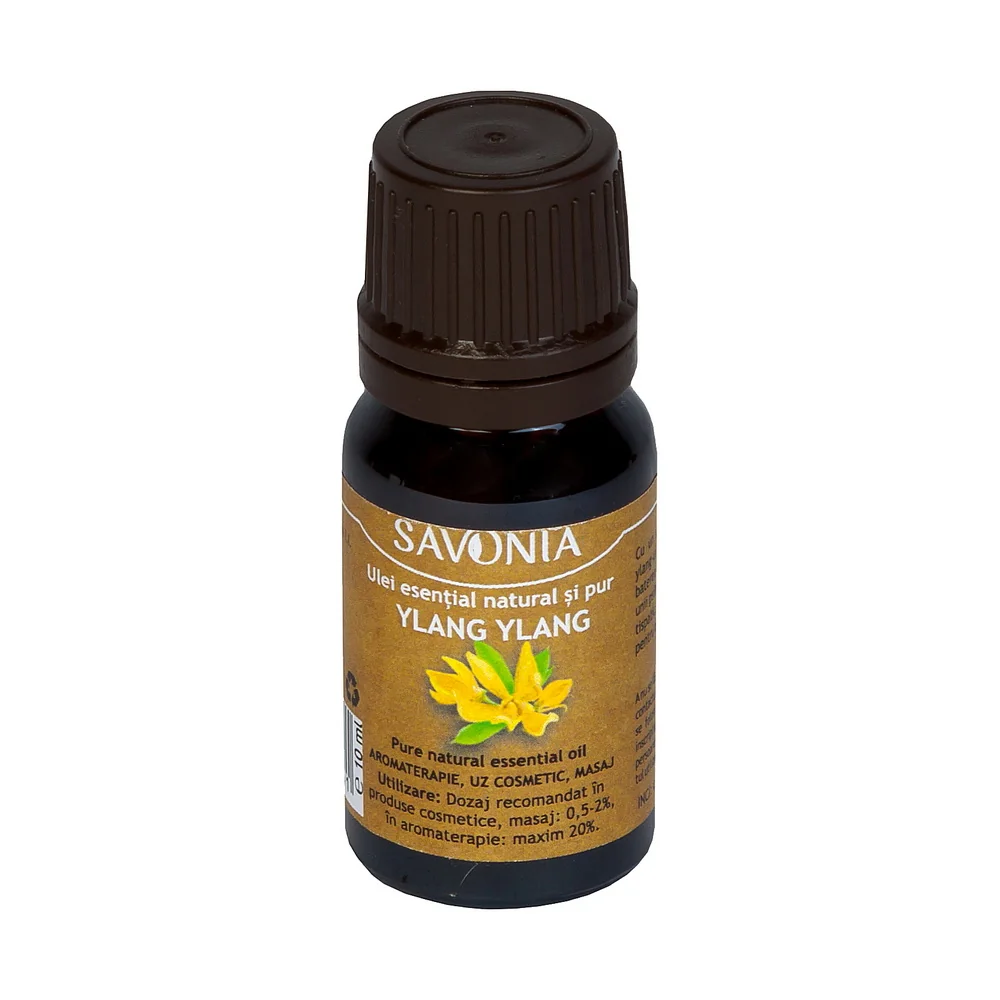 Ulei esential natural si pur Ylang Ylang uz extern, 10ml, Savonia