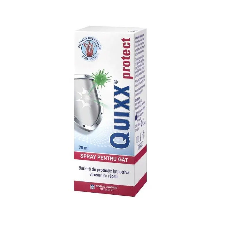 Spray pentru gat Quixx Protect, 20 ml, Berlin-Chemie