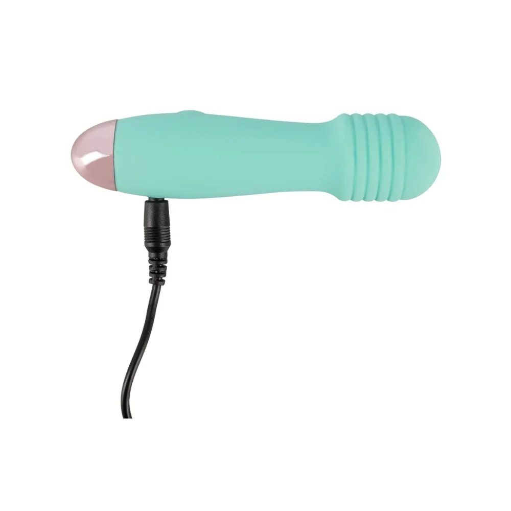 Mini vibrator cu 7 moduri de vibratie verde, 1 bucata, Cuties