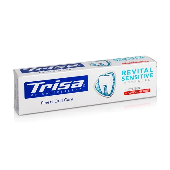 Pasta de dinti cu xylitol Revital Sensitive, 75ml, Trisa 