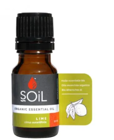 Ulei Esential Lime 100% Organic Ecocert, 10ml, Soil